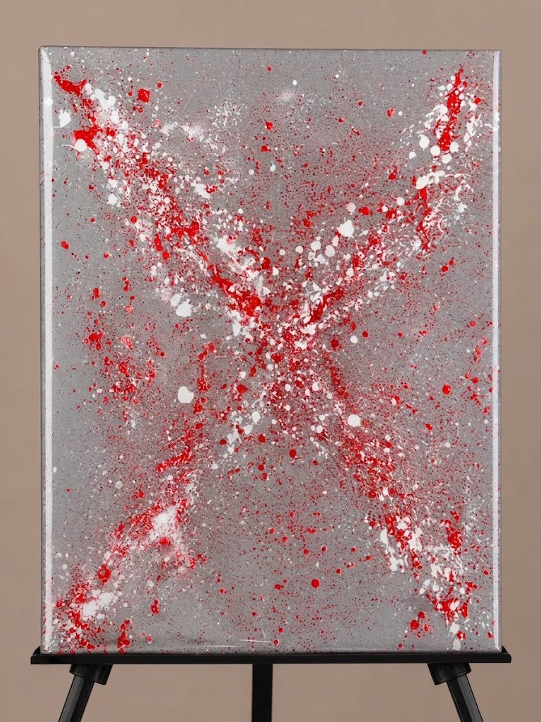 Cosmic X: Scarlet Rush – Vehicle Splatter Portrait