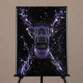 Cosmic X: Violet Eclipse – Vehicle Splatter Portrait