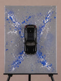 Cosmic X: Azure Storm – Vehicle Splatter Portrait